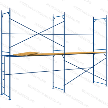 Леса рамные строительные ЛРС-40 4х6 м (1 ярус под настил)