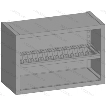 Полка навесная открытая ПНО-С-8/4